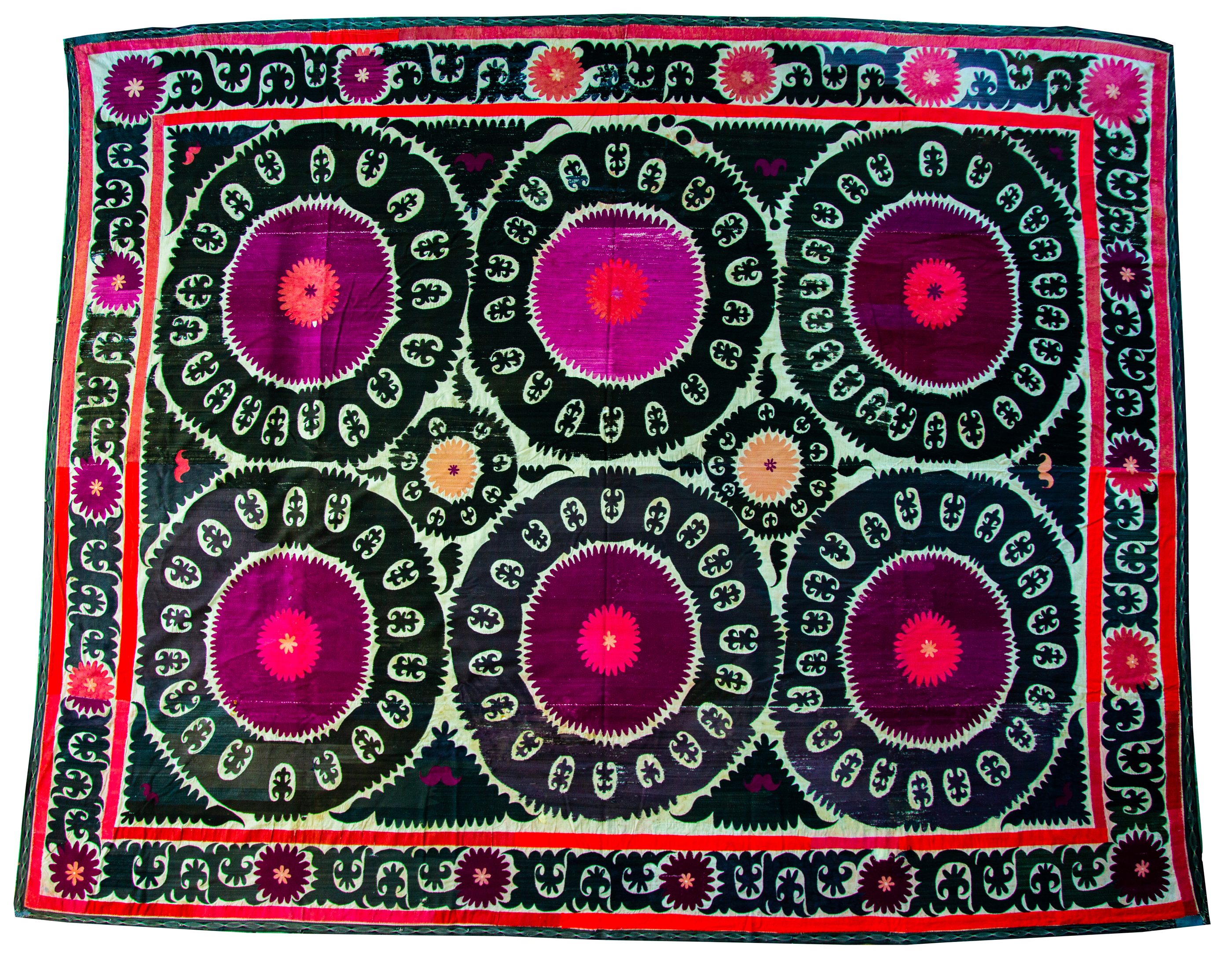 Six great medallions — gulkurpa, Panjakent